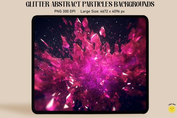 Abstract Pink Particles Backgrounds: A Modern Digital Asset