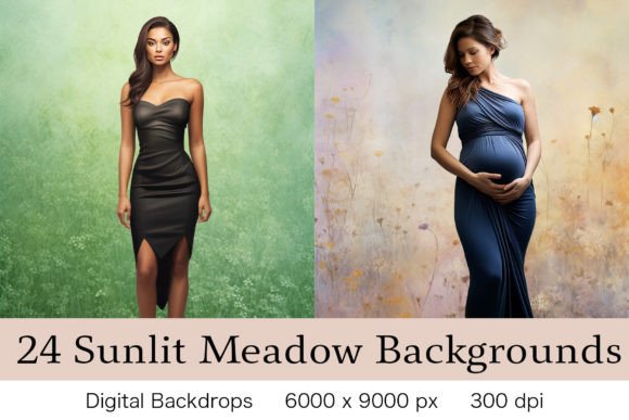 Bring Sunshine to Your Designs: Sunlit Meadow Backgrounds