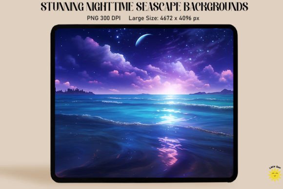 Dreamy Night Sea Backgrounds: Unlocking Midnight Beauty