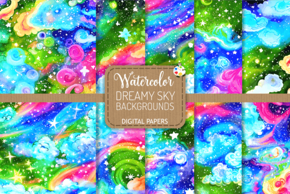 Dreamy Sky Digital Paper Backgrounds: A Designer's Guide