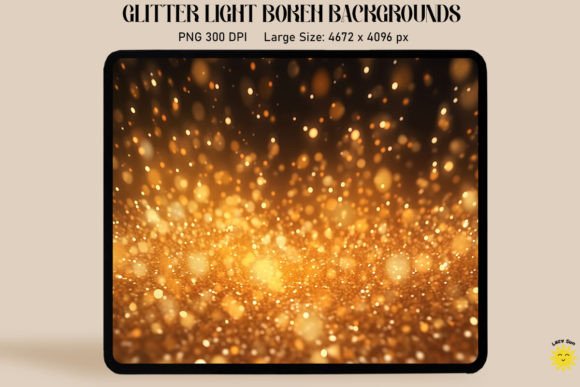 Elevate Your Projects with Shimmering Gold Light Bokeh Backgrounds