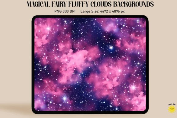 Enchanted Galaxy Space Backgrounds: A Cosmic Design Asset