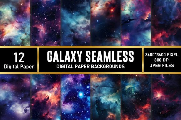 Galaxy Seamless Backgrounds: Elevate Your Creative Projects