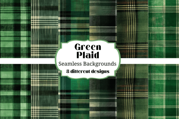 Green Plaid Rustic Seamless Backgrounds: A Designer's Cozy Toolkit