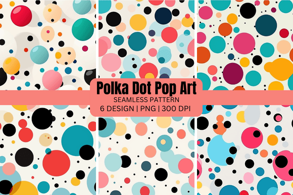 Inject Instant Energy with Pop Art Polka Dot Backgrounds