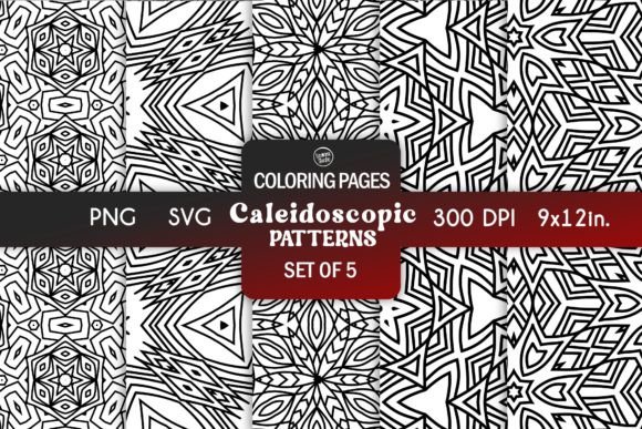 Prismatic Coloring Pages Backgrounds: Dynamic Design Assets