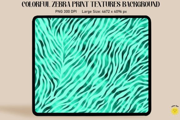Refreshing Your Visuals: The Allure of Pastel Green Zebra Print