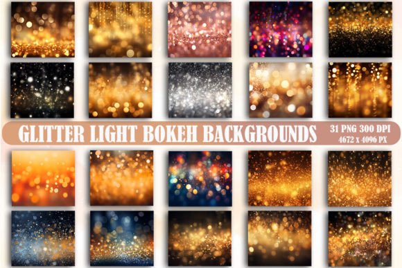 Transform Your Visuals with Glitter Light Bokeh Backgrounds